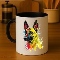 Belgian Malinois Dog Graphic Pet Art Belgian Malinois Coffee Mug thumb 4