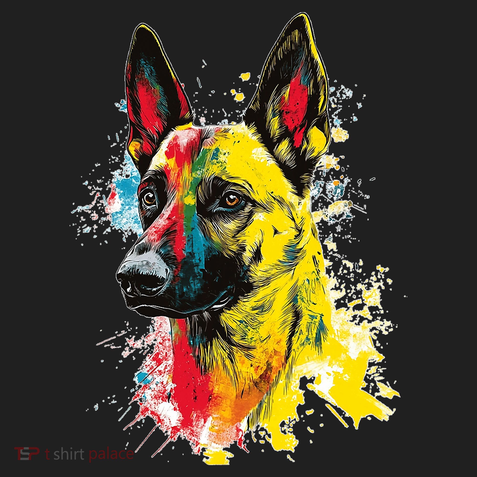 Belgian Malinois Dog Graphic Pet Art Belgian Malinois Hat