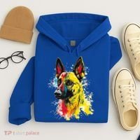 Belgian Malinois Dog Graphic Pet Art Belgian Malinois Hoodie thumb 4