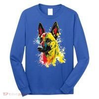 Belgian Malinois Dog Graphic Pet Art Belgian Malinois Long Sleeve Shirt thumb 0
