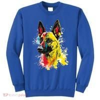 Belgian Malinois Dog Graphic Pet Art Belgian Malinois Sweatshirt thumb 0