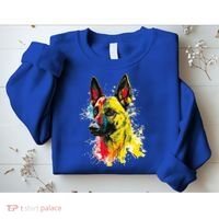 Belgian Malinois Dog Graphic Pet Art Belgian Malinois Sweatshirt thumb 2