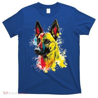 Belgian Malinois Dog Graphic Pet Art Belgian Malinois T-Shirt