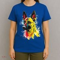 Belgian Malinois Dog Graphic Pet Art Belgian Malinois T-Shirt thumb 4