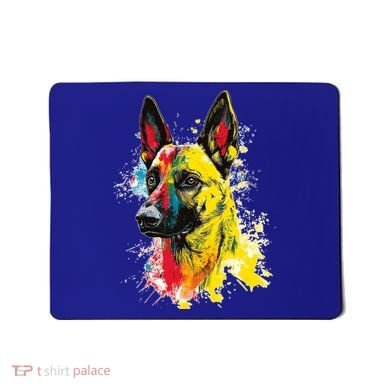 Belgian Malinois Dog Graphic Pet Art Belgian Malinois Mousepad