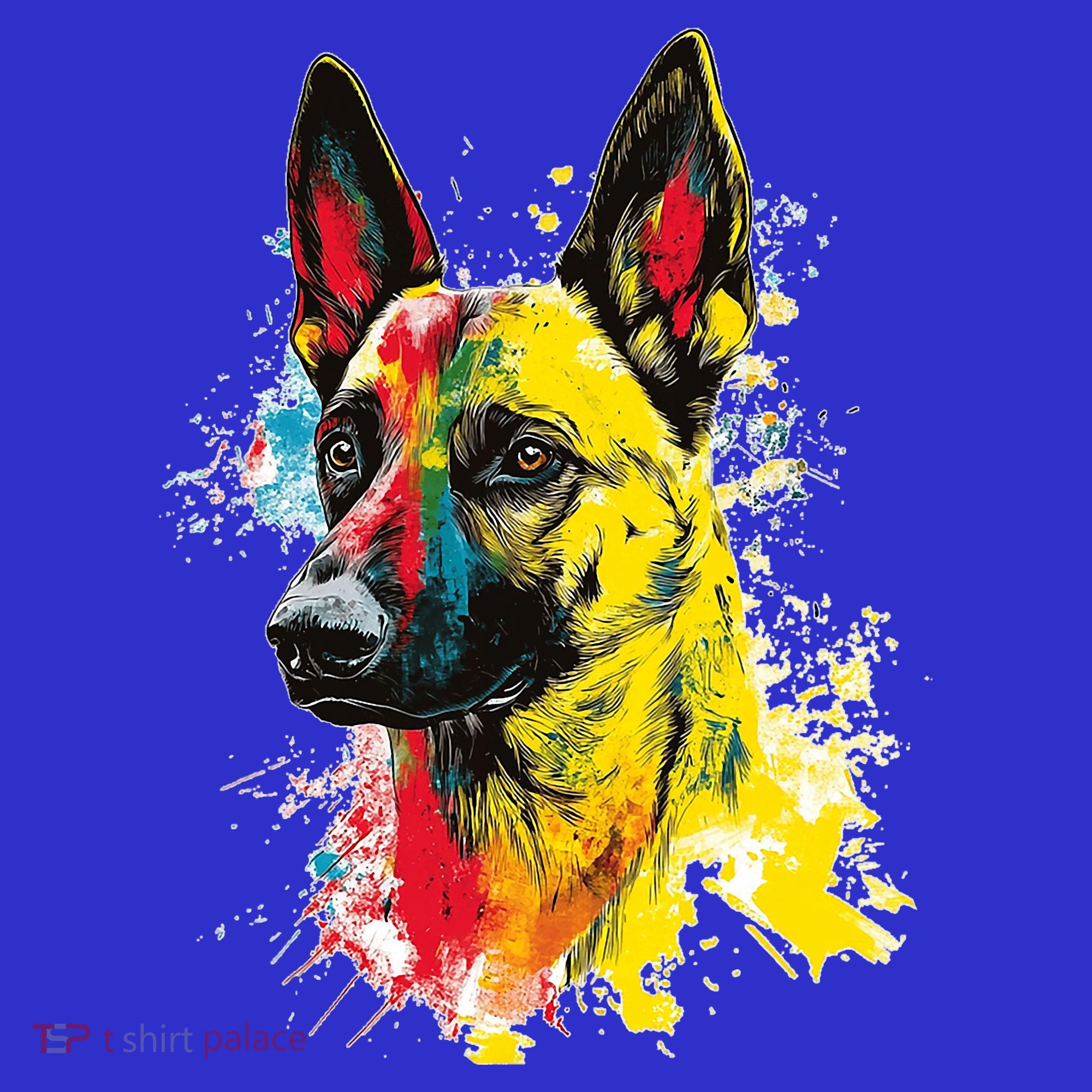 Belgian Malinois Dog Graphic Pet Art Belgian Malinois Mousepad