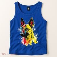 Belgian Malinois Dog Graphic Pet Art Belgian Malinois Tank Top thumb 2