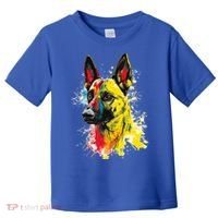 Belgian Malinois Dog Graphic Pet Art Belgian Malinois Toddler T-Shirt thumb 0