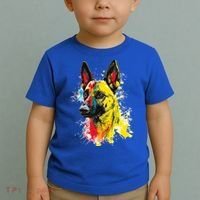 Belgian Malinois Dog Graphic Pet Art Belgian Malinois Toddler T-Shirt thumb 2