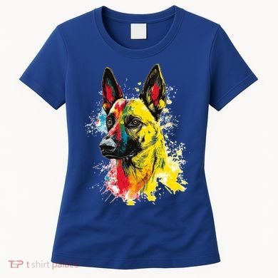 Belgian Malinois Dog Graphic Pet Art Belgian Malinois Women's T-Shirt