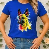 Belgian Malinois Dog Graphic Pet Art Belgian Malinois Women's T-Shirt thumb 2