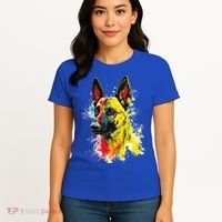 Belgian Malinois Dog Graphic Pet Art Belgian Malinois Women's T-Shirt thumb 4