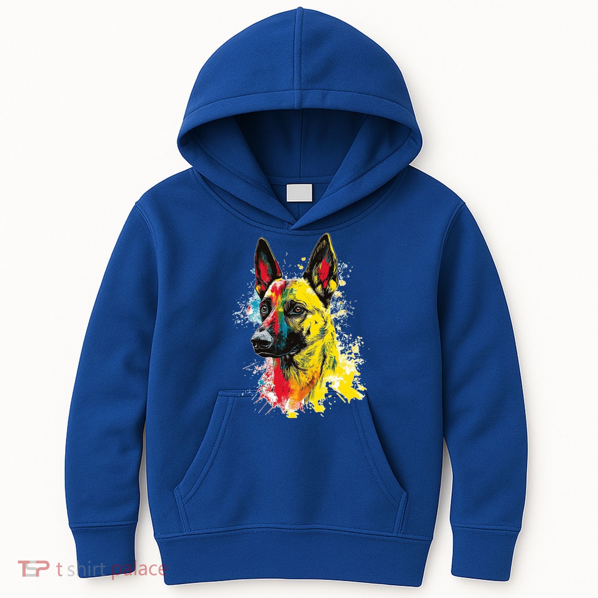 Belgian Malinois Dog Graphic Pet Art Belgian Malinois Kids Hoodie