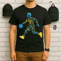 Basketball Menorah Dreidel Jewish Hanukkah T-Shirt thumb 6