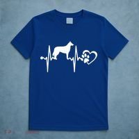 Belgian Malinois Dog Heartbeat Paw Love Funny Puppy Lover Funny Gift T-Shirt thumb 5