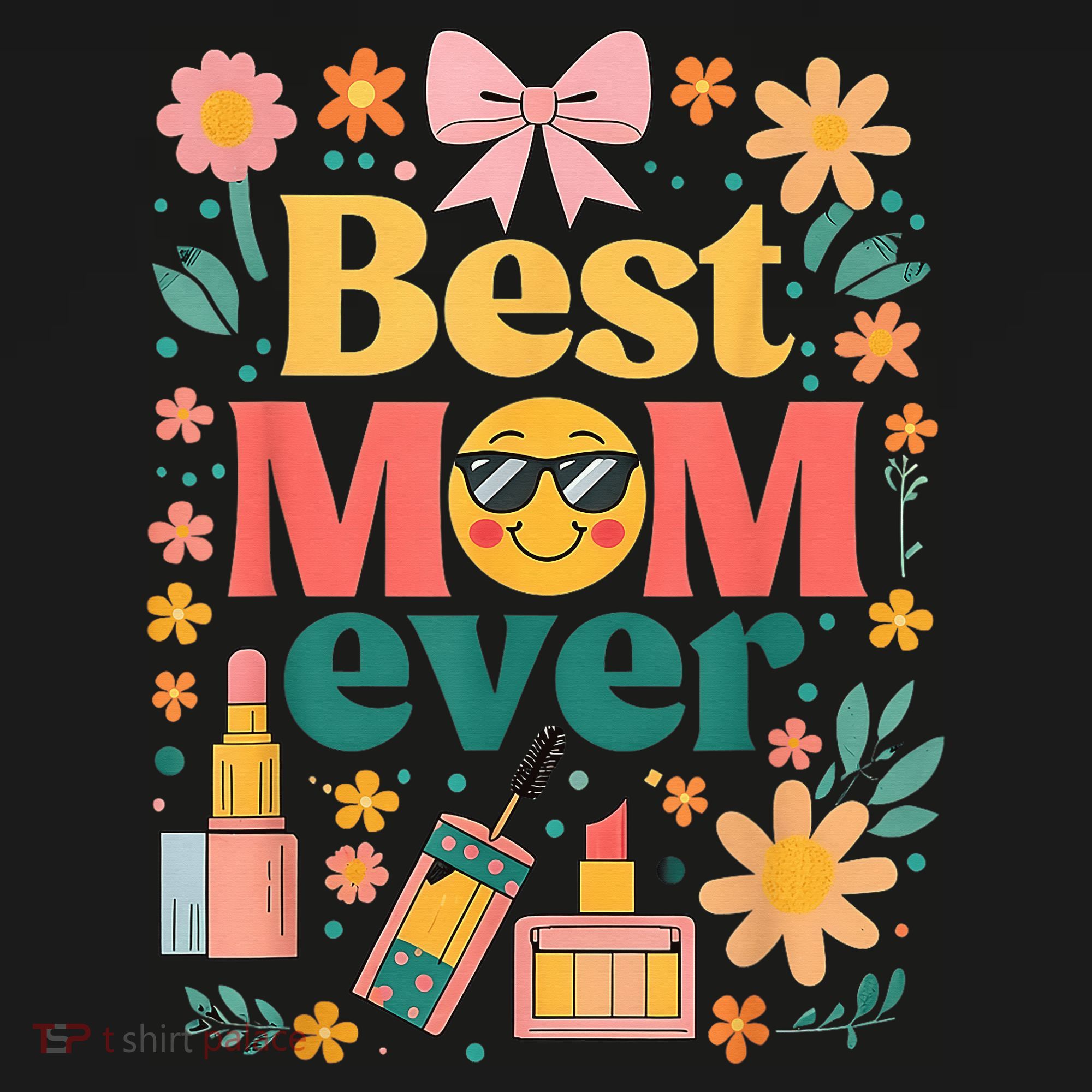 Best Mom Ever Wildflower Mama Mother'S Day Retro Floral Mom Backpack
