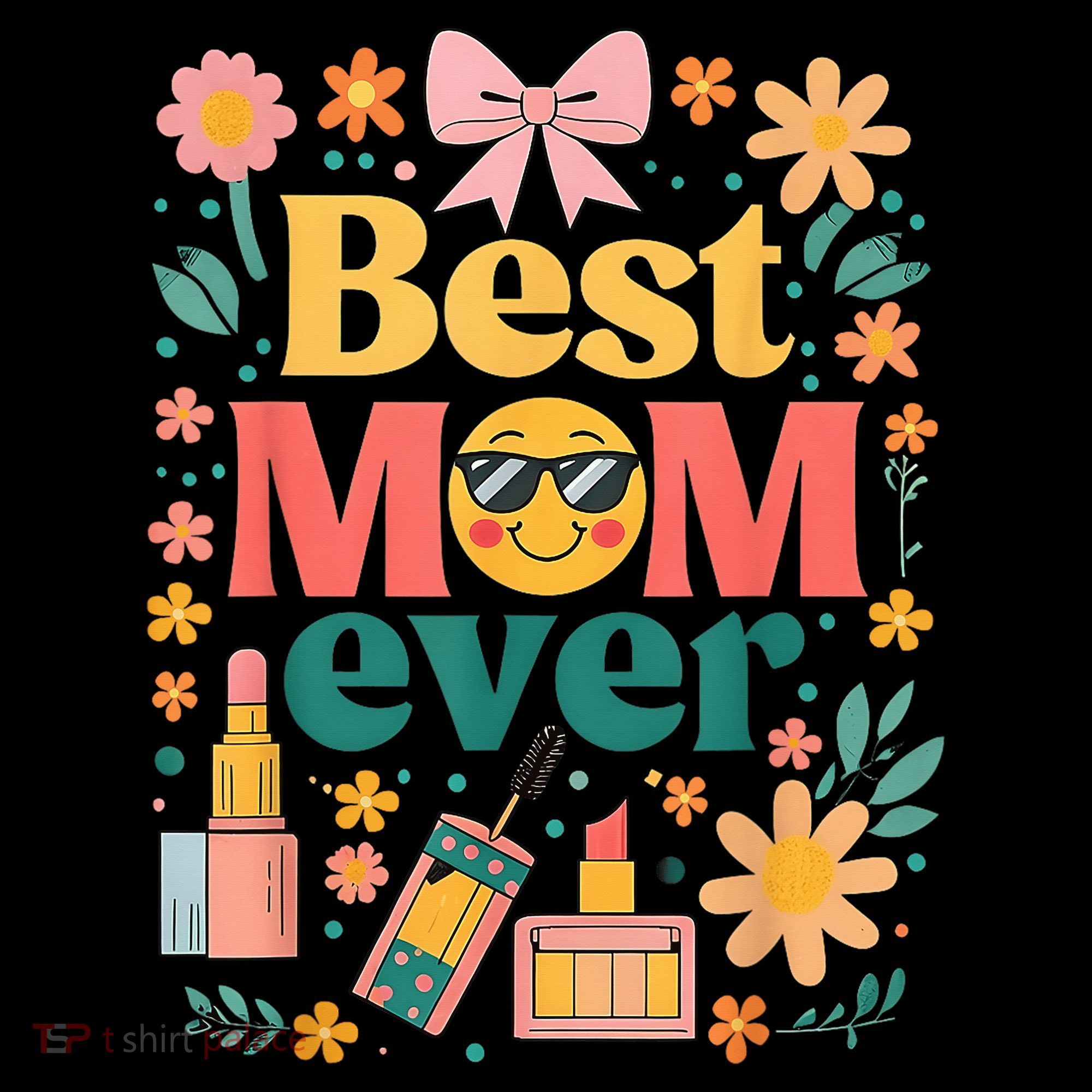 Best Mom Ever Wildflower Mama Mother'S Day Retro Floral Mom Coffee Mug
