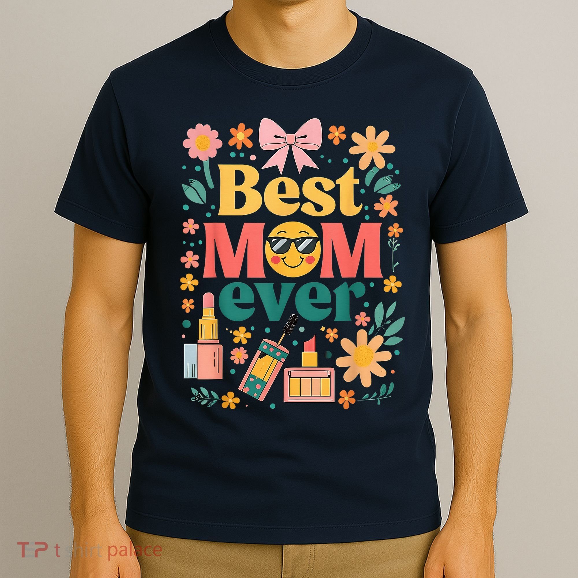 Best Mom Ever Wildflower Mama Mother'S Day Retro Floral Mom T-Shirt