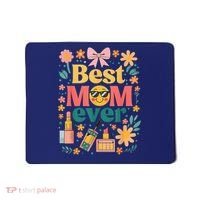 Best Mom Ever Wildflower Mama Mother'S Day Retro Floral Mom Mousepad thumb 0