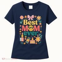 Best Mom Ever Wildflower Mama Mother'S Day Retro Floral Mom Women's T-Shirt thumb 0