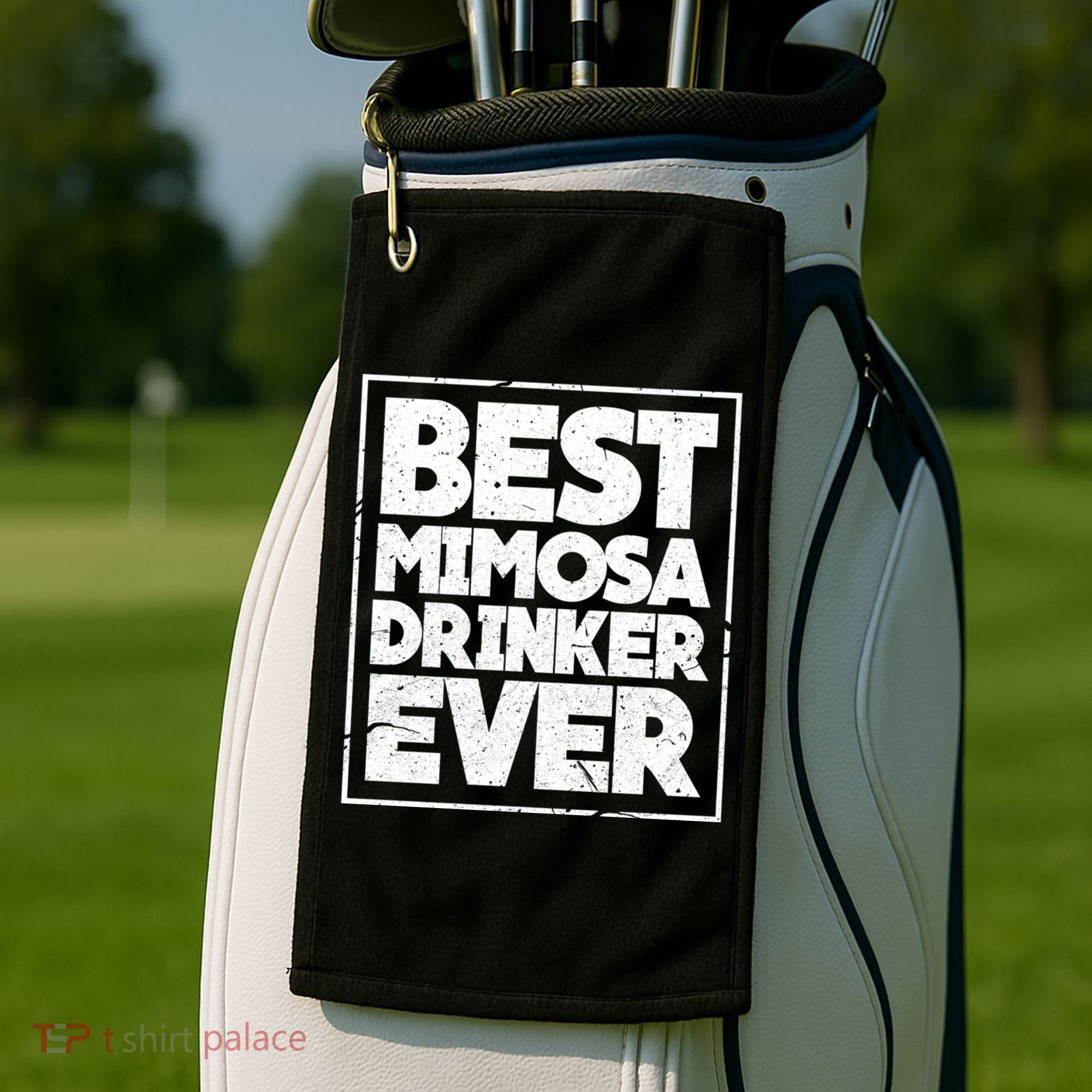 Best Mimosa Er Ever Champagne Funny Saying Cool Gift Golf Towel