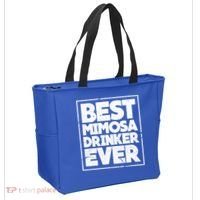Best Mimosa Er Ever Champagne Funny Saying Cool Gift Tote Bag thumb 2