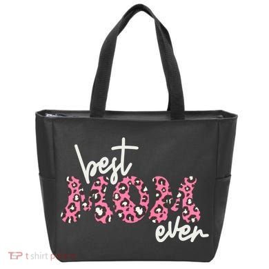 Best Mom Ever Cheetah Print Cute Gift Tote Bag