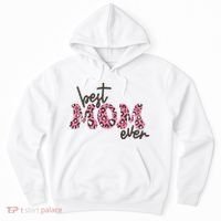 Best Mom Ever Cheetah Print Cute Gift Hoodie thumb 0