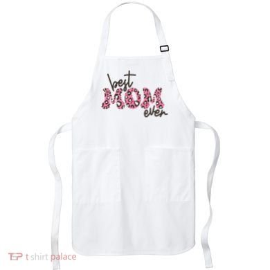 Best Mom Ever Cheetah Print Cute Gift Apron