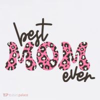 Best Mom Ever Cheetah Print Cute Gift T-Shirt thumb 7
