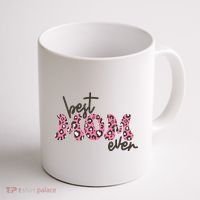 Best Mom Ever Cheetah Print Cute Gift Coffee Mug thumb 1