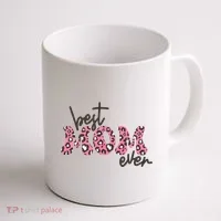 Best Mom Ever Cheetah Print Cute Gift Coffee Mug thumb 1