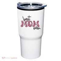 Best Mom Ever Cheetah Print Cute Gift Tumbler thumb 0