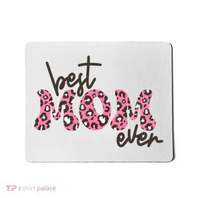 Best Mom Ever Cheetah Print Cute Gift Mousepad