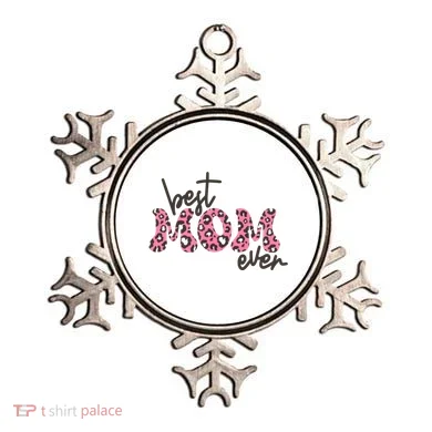 Best Mom Ever Cheetah Print Cute Gift Ornament