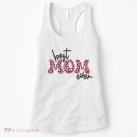 Best Mom Ever Cheetah Print Cute Gift Women's Tank Top thumb 0