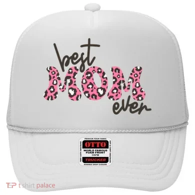 Best Mom Ever Cheetah Print Cute Gift Hat