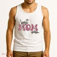 Best Mom Ever Cheetah Print Cute Gift Tank Top thumb 3