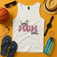 Best Mom Ever Cheetah Print Cute Gift Tank Top thumb 4