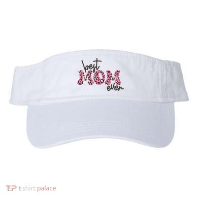 Best Mom Ever Cheetah Print Cute Gift Visor