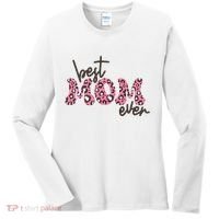 Best Mom Ever Cheetah Print Cute Gift Women's Long Sleeve Shirt thumb 0