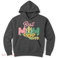 Best Mom Ever Sunflower Cactus Cute Mother's Day Hoodie thumb 0