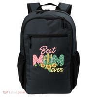 Best Mom Ever Sunflower Cactus Cute Mother's Day Backpack thumb 0