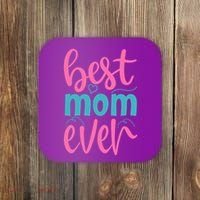 Best Mom Ever Cute Mother's Day Gift Coaster thumb 0