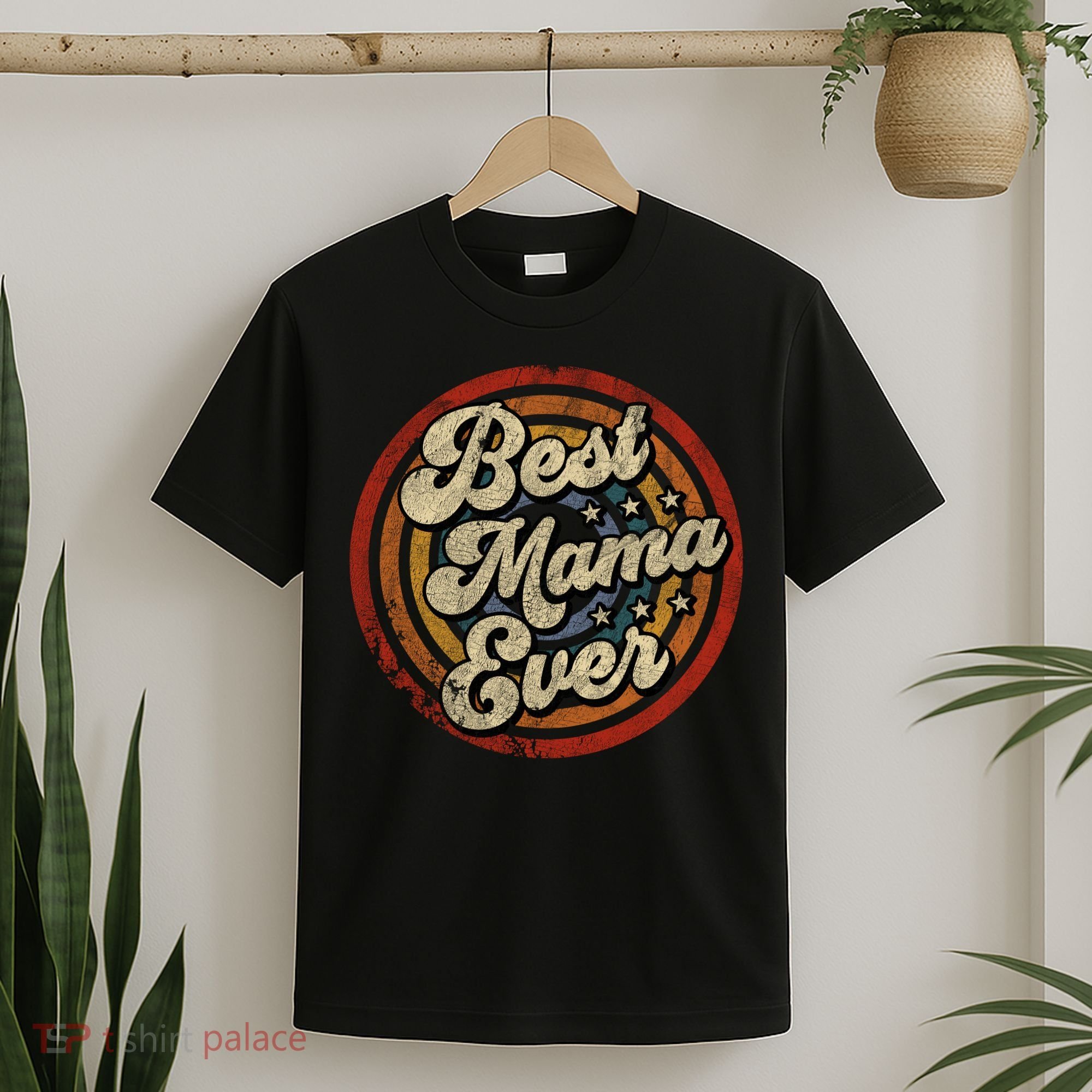 Best Mama Ever Vintage Retro Style T-Shirt