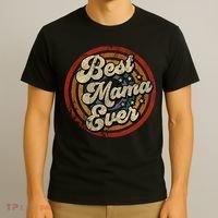 Best Mama Ever Vintage Retro Style T-Shirt thumb 3