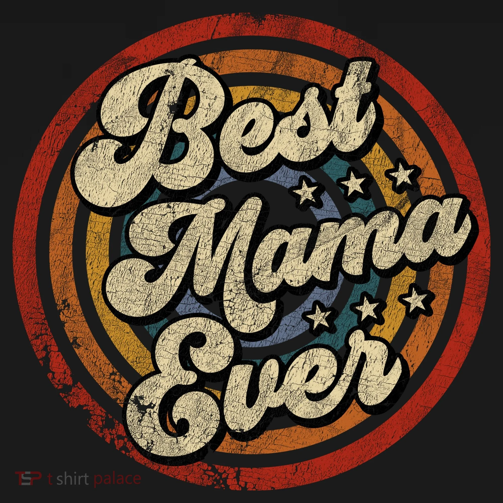 Best Mama Ever Vintage Retro Style Bucket Hat