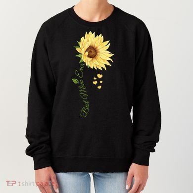 Best Mom Ever Sunflower Cute Mothers Day Women's Sweatshirt