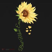 Best Mom Ever Sunflower Cute Mothers Day Backpack thumb 2