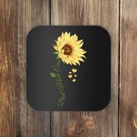 Best Mom Ever Sunflower Cute Mothers Day Coaster thumb 0